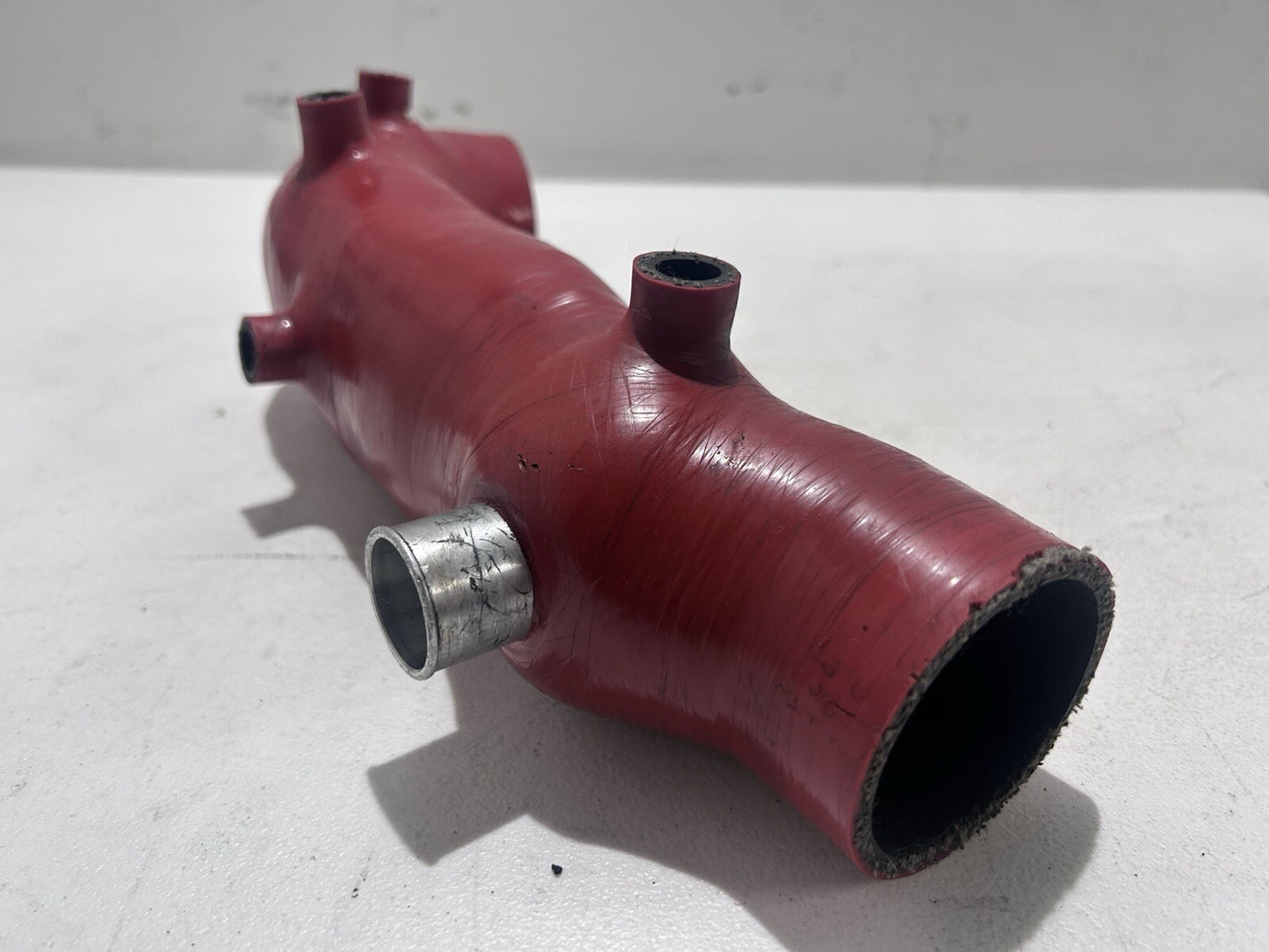 Perrin Inlet Silicone Turbo Induction Hose Intake Red for 02-07 WRX / 08-12 STI